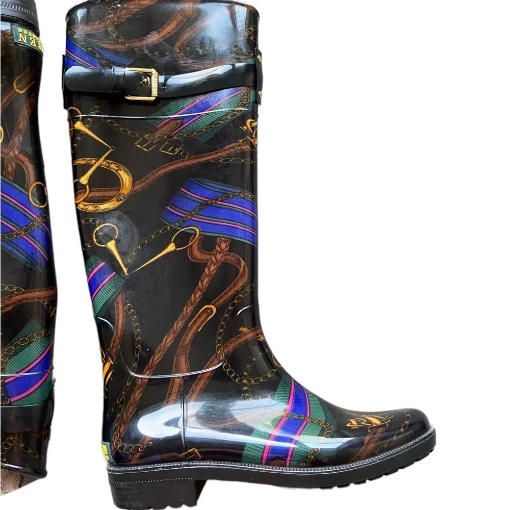 Ralph Lauren Rossalyn II Knee-High Rain Boots
